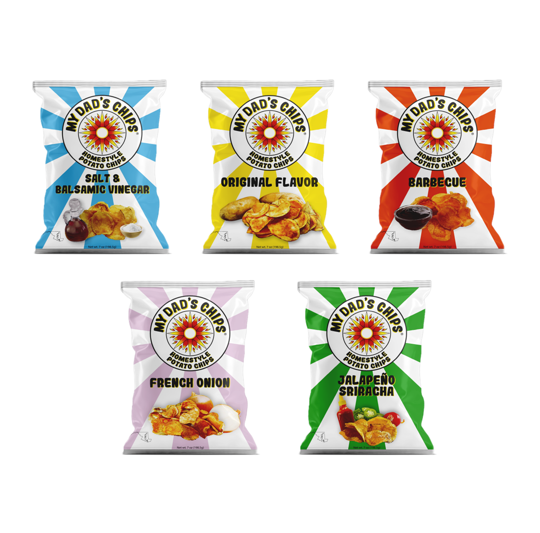 My Dad's Chips Variety Pack - 5 Flavors