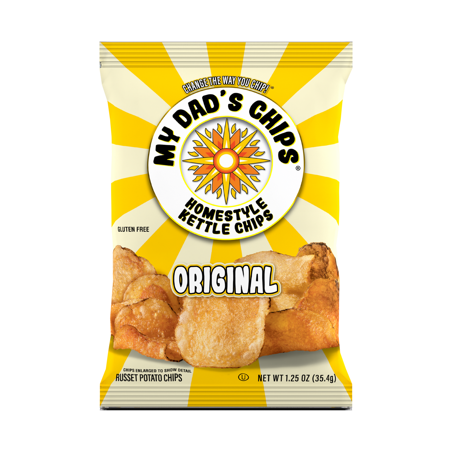 My Dad's Chips | Thin Sliced Kettle Potato Chips | Original