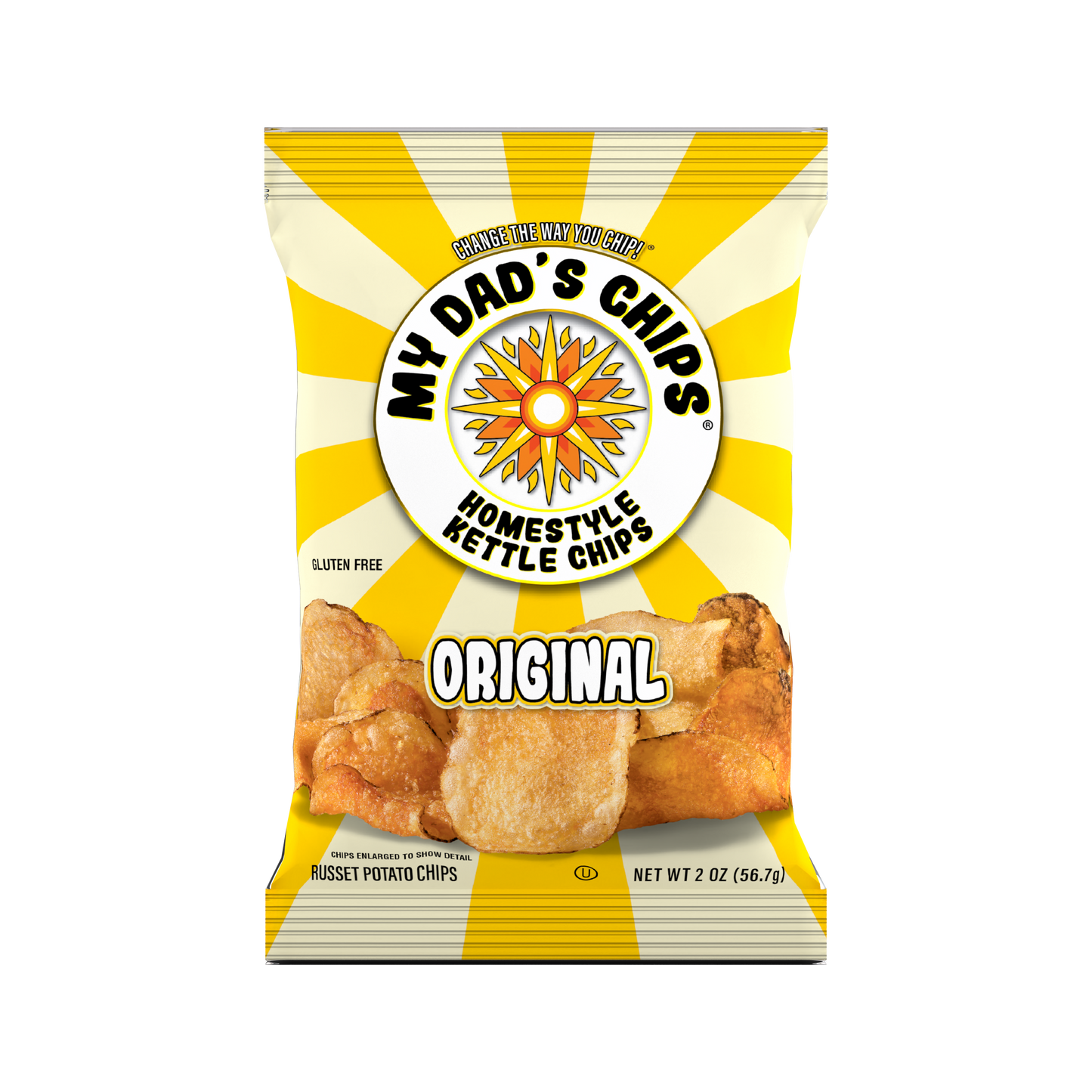 My Dad's Chips | Thin Sliced Kettle Potato Chips | Original