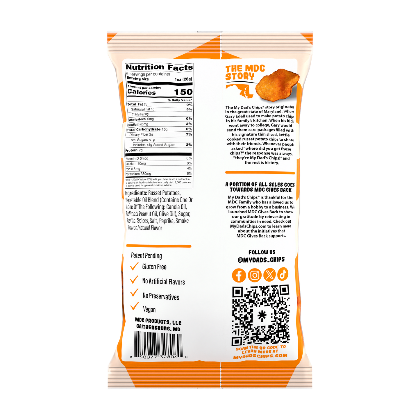 My Dad's Chips Barbecue