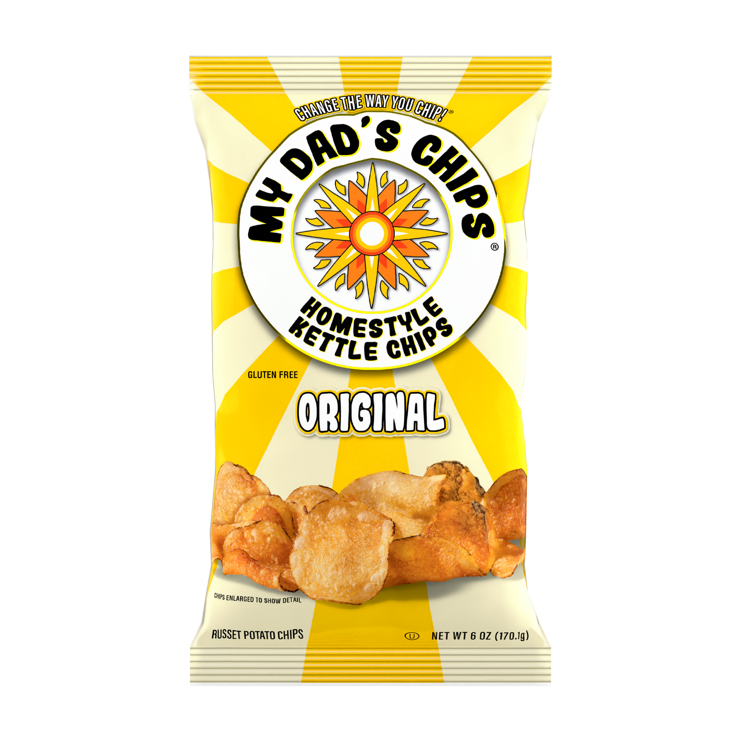 My Dad's Chips | Thin Sliced Kettle Potato Chips | Original