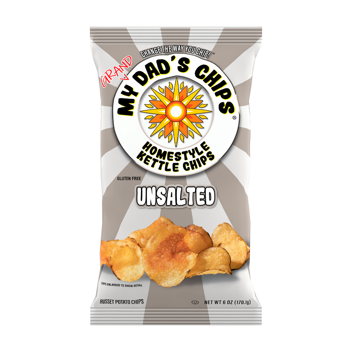 My Grand Dad's Chips Unsalted