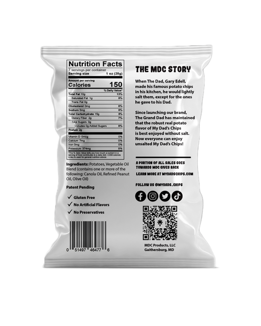 My Grand Dad's Chips - Unsalted